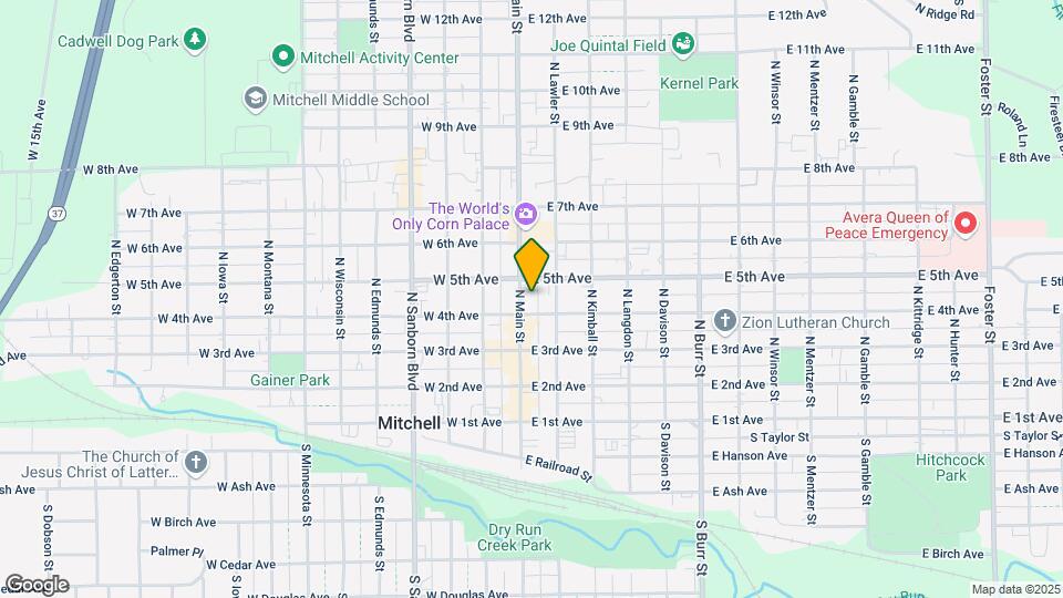 400 N Main St Map and Location Details