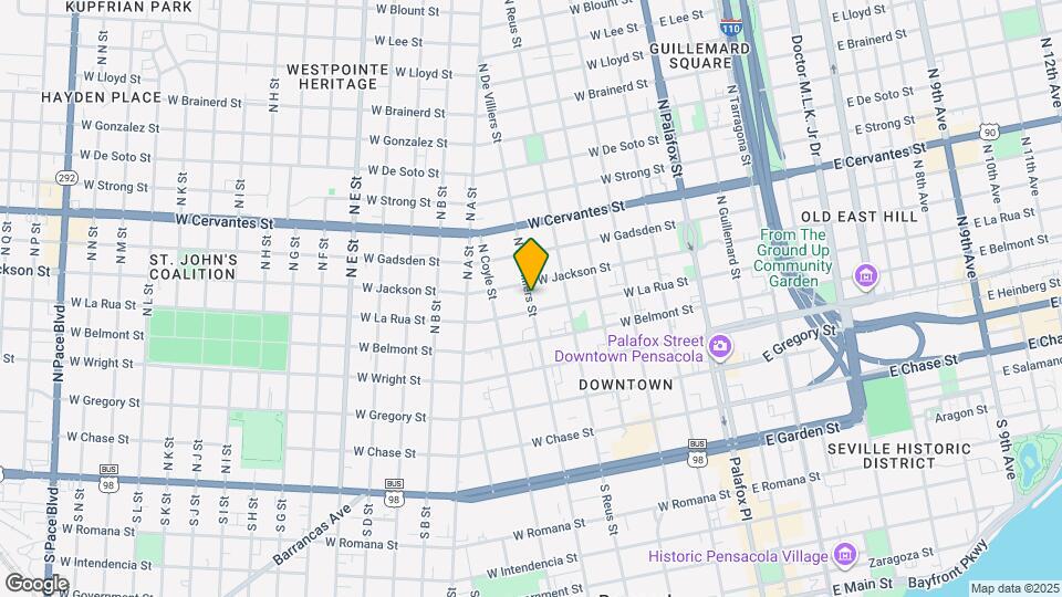 536 N De Villiers St Mapa y Detalles de la Ubicación