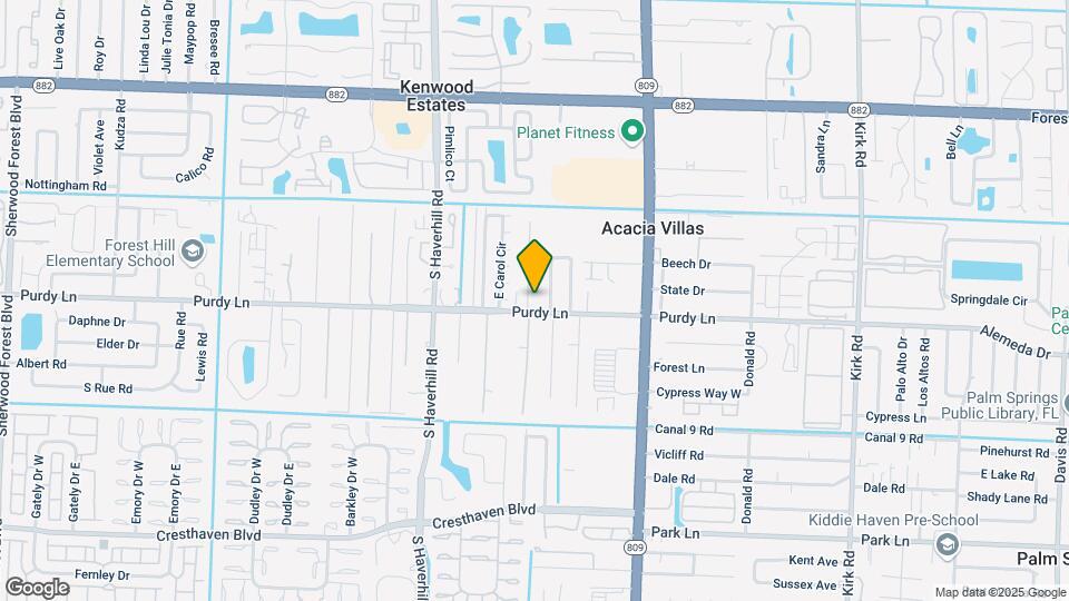 4743 Purdy Ln Map and Location Details
