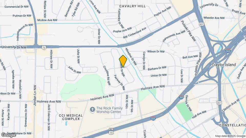 920 Parklane St NW Map and Location Details