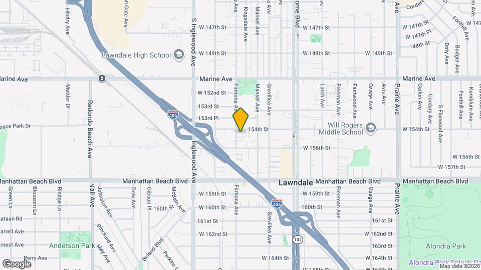 15410 Firmona Ave Map and Location Details