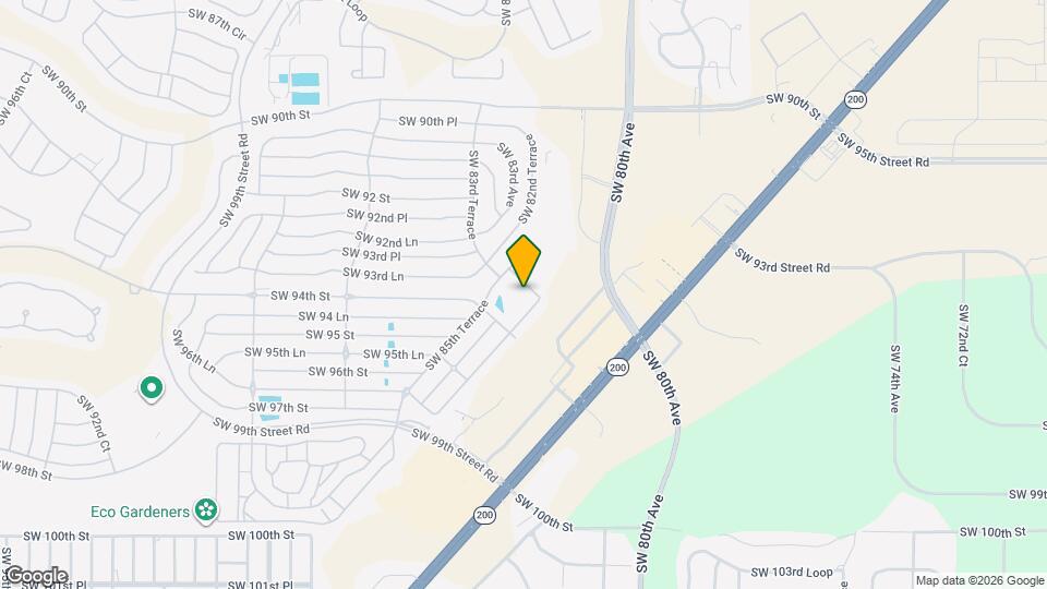 8506 SW 93rd St Map and Location Details