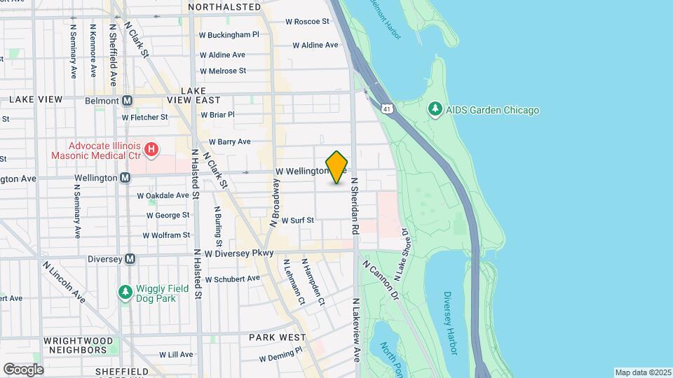 432 W Oakdale Ave, Unit 3 Map and Location Details