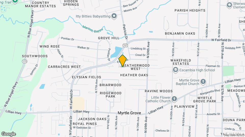 7045 Weatherwood Dr Map and Location Details