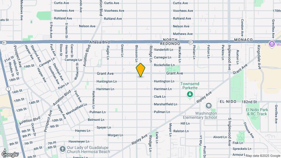 2105 Huntington Ln Map and Location Details