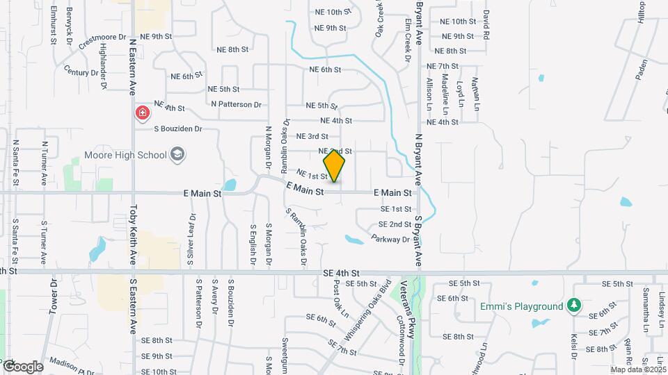 1521 E Main St Map and Location Details