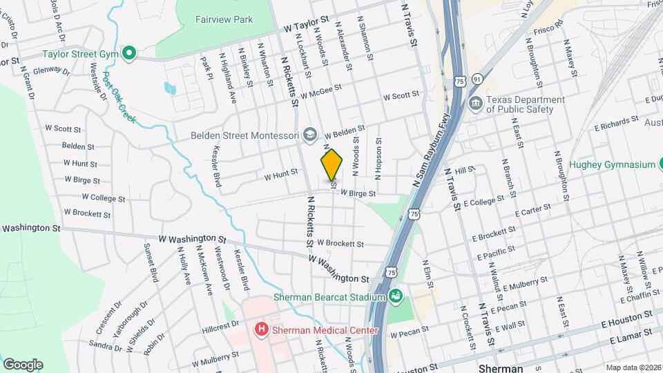 901 W Birge St Map and Location Details