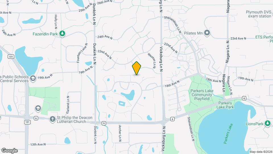 1844 Zanzibar Ln N Map and Location Details