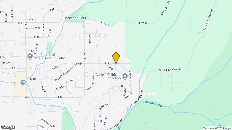 5408 P St Map and Location Details