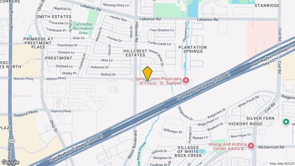 10706 Robincreek Ln Map and Location Details