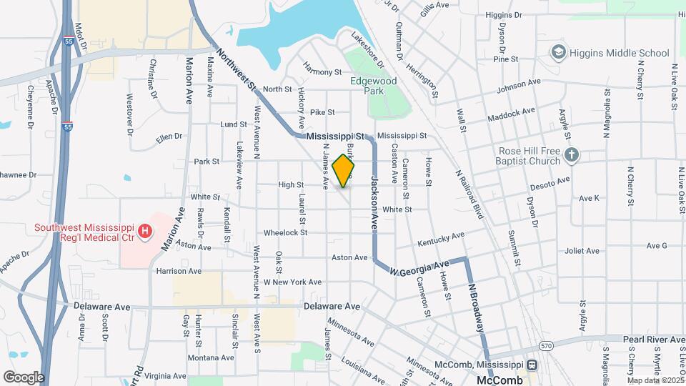 516 Northwest Ave Map and Location Details