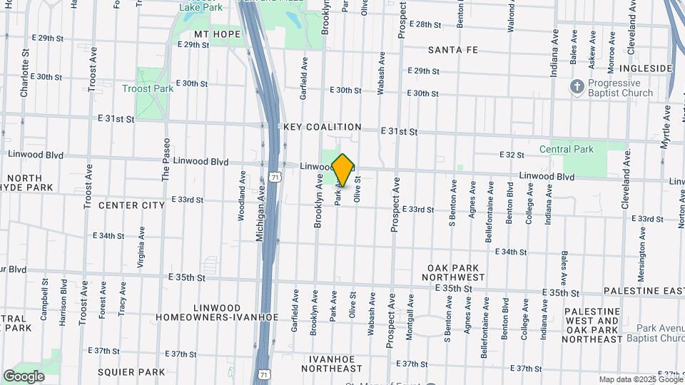 3227 Park Ave Map and Location Details