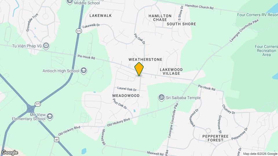 1008 Pin Oak Dr Map and Location Details