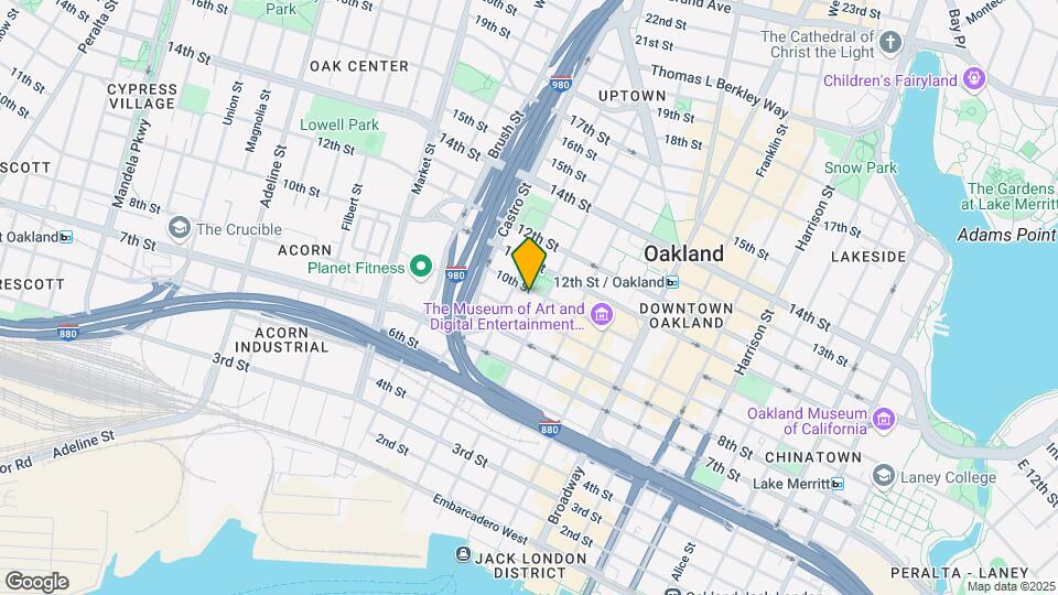 621-623 62 10th St Map and Location Details