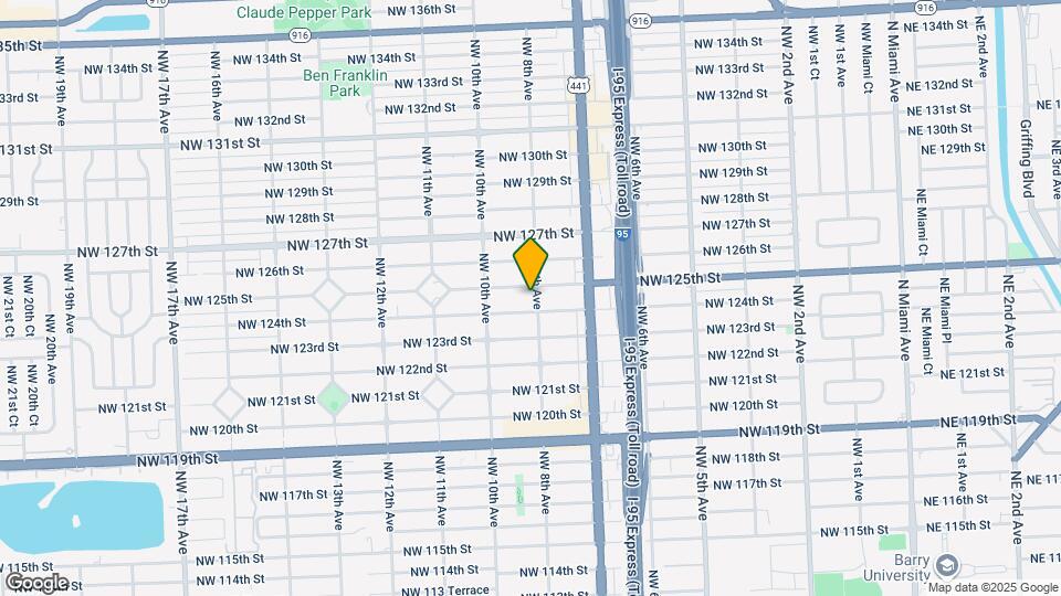 12426 NW 8th Ave Map and Location Details