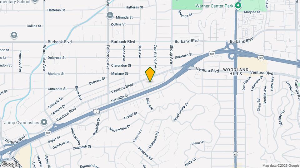 22525 Del Valle St Map and Location Details
