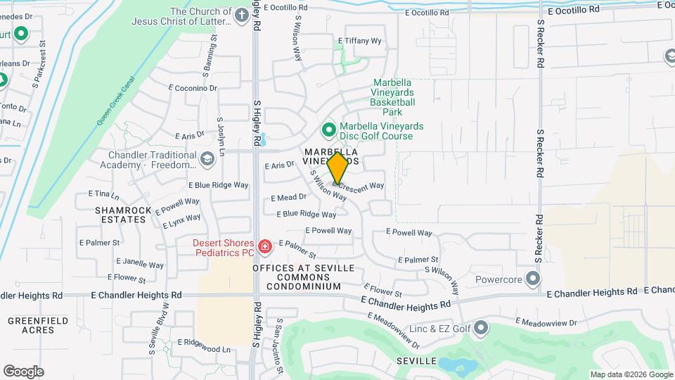 3429 E Crescent Way Map and Location Details