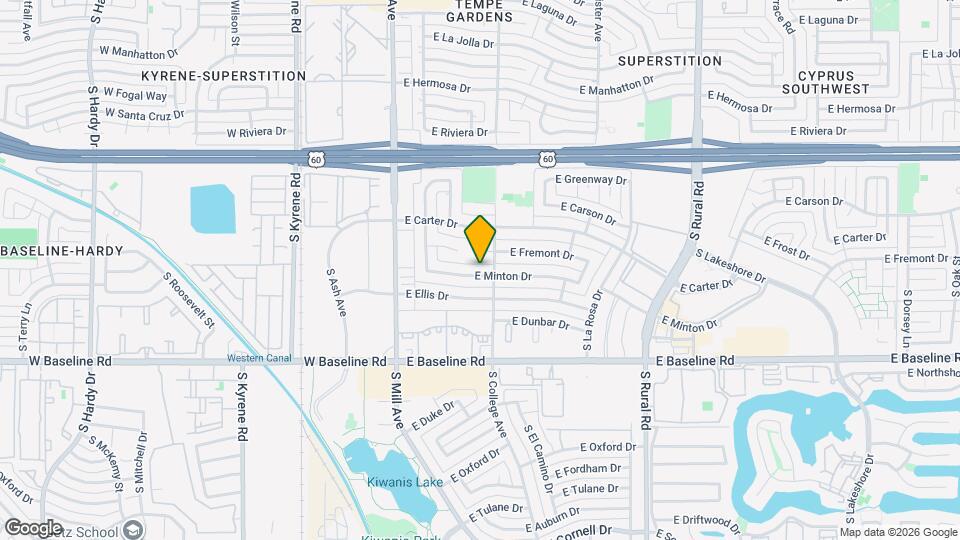 224 E Minton Dr Mapa y Detalles de la Ubicación