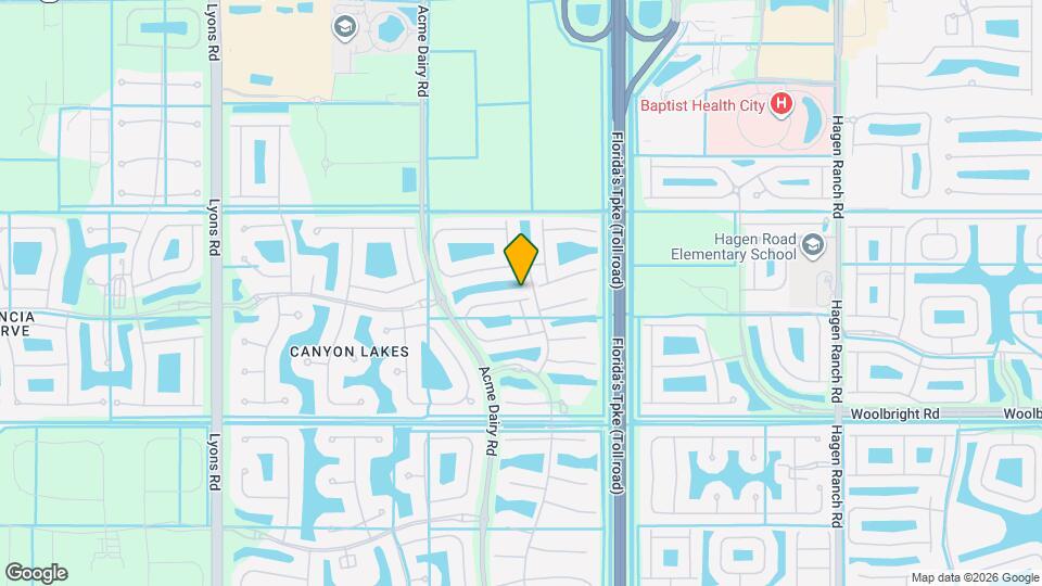 8219 Calabria Lakes Drive Map and Location Details
