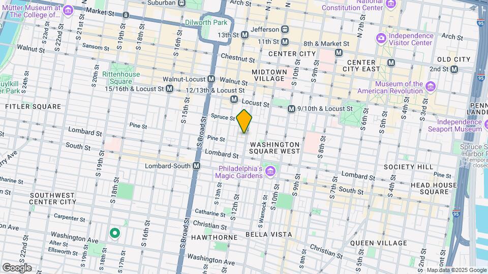 334 S 12th St Map and Location Details