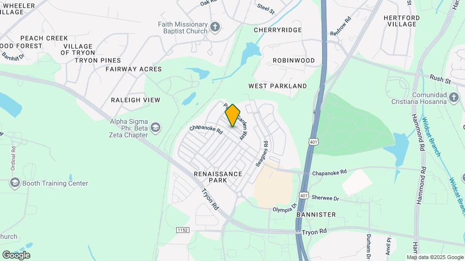 633 Democracy St Map and Location Details