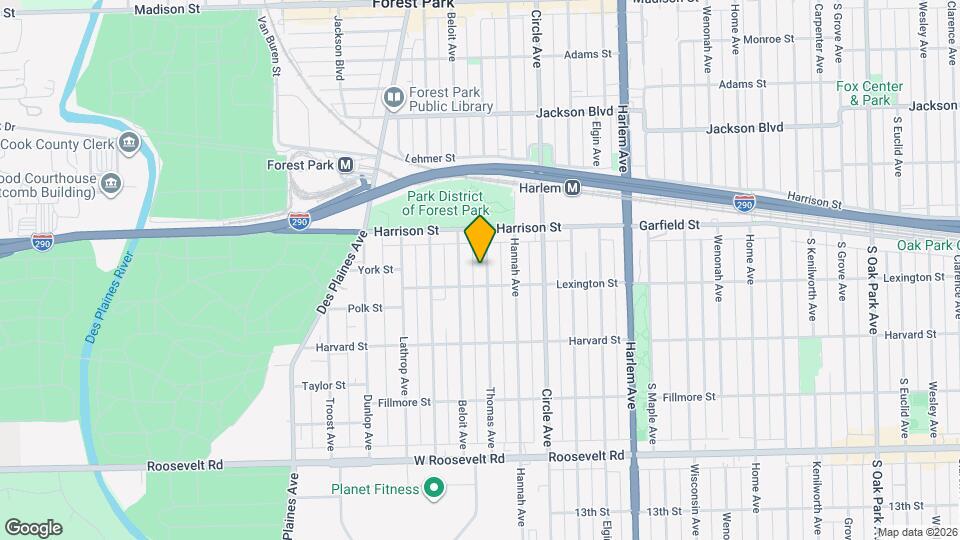 837 Thomas Ave Map and Location Details