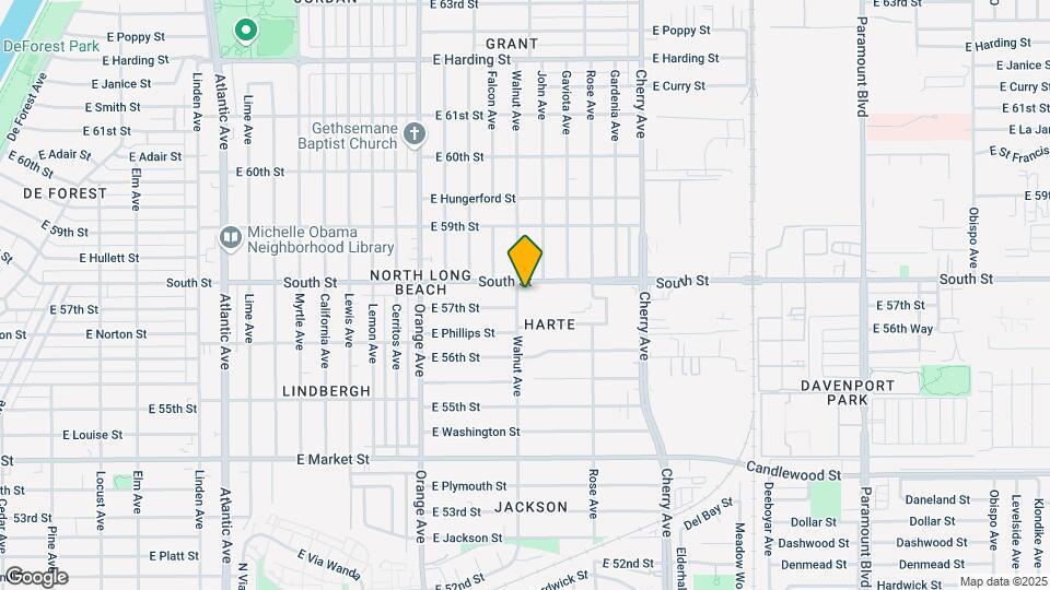5720 Walnut Ave Map and Location Details