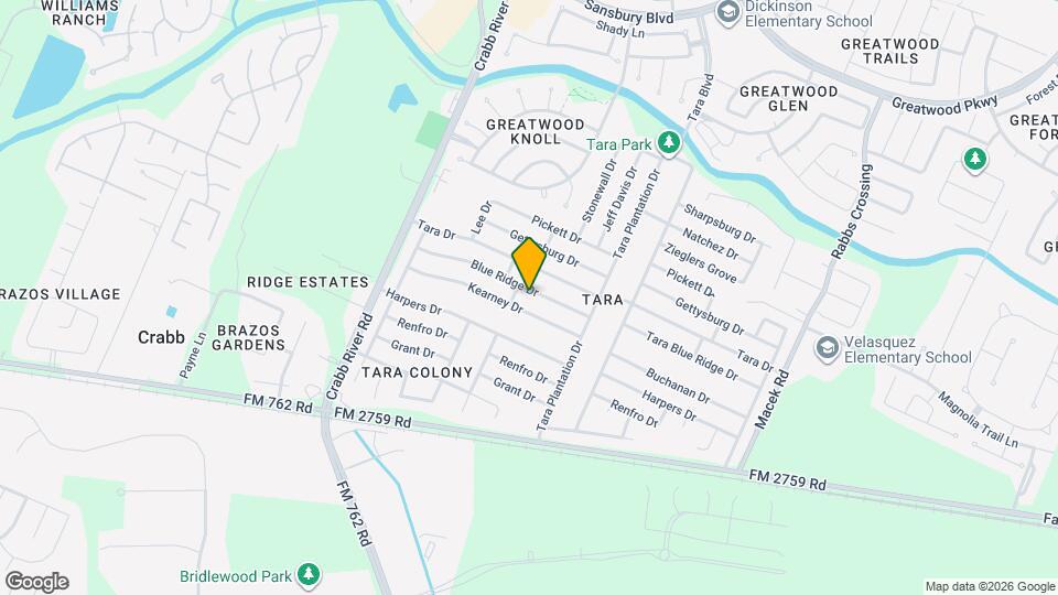 6826 Blue Ridge Dr Mapa y Detalles de la Ubicación