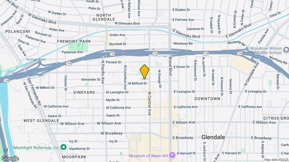 Live Near The Americana! | 2nd Month Free! Map and Location Details