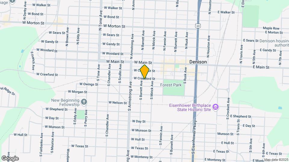 626 W Crawford St Mapa y Detalles de la Ubicación