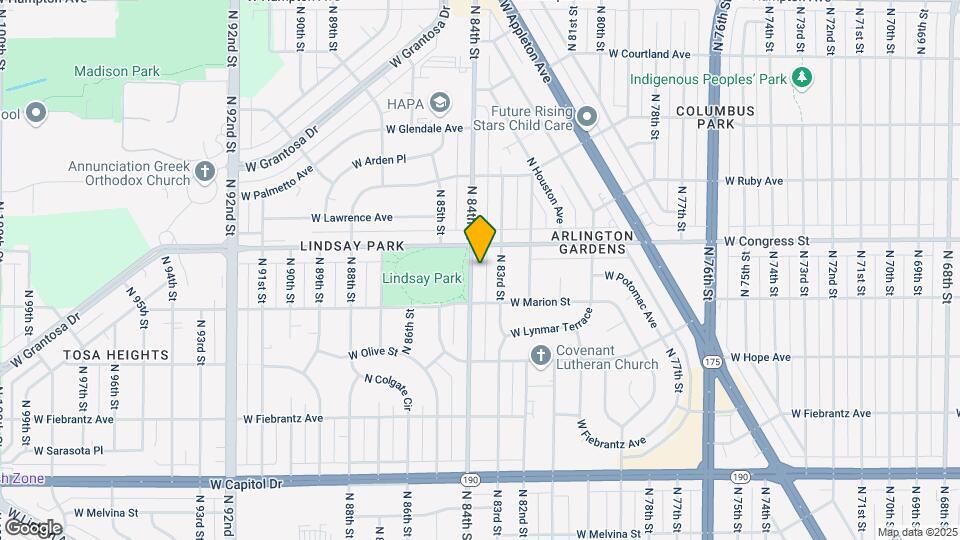 4344 N 84th St Map and Location Details