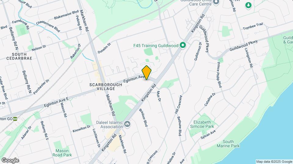 3233 Eglinton Av E Map and Location Details