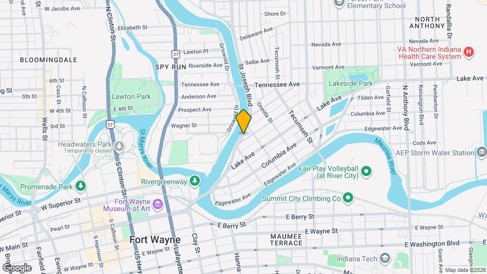 915 Rivermet Ave Map and Location Details