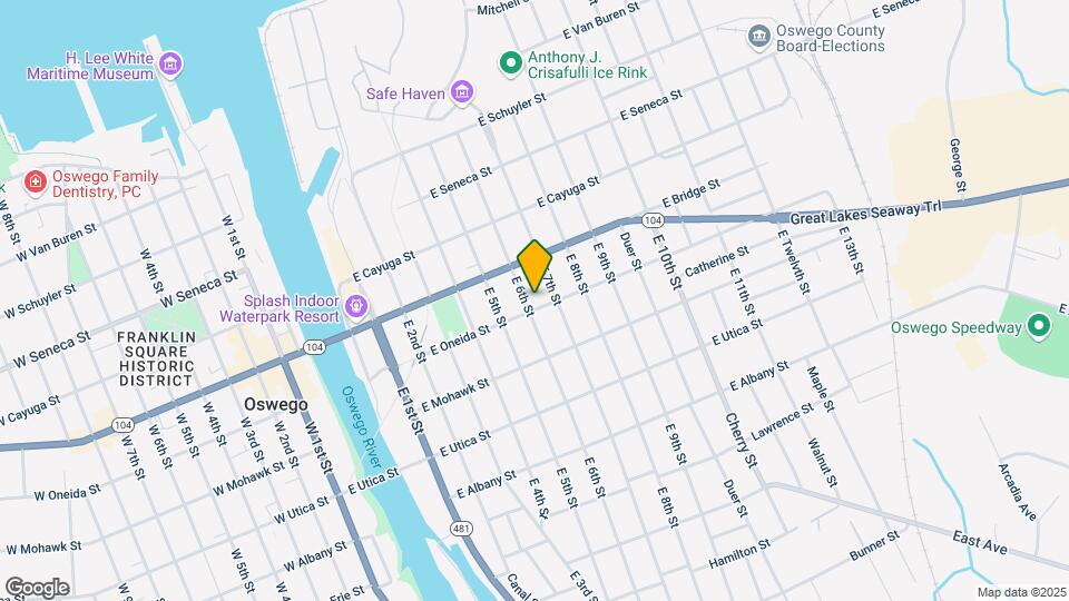 69 E Oneida St Map and Location Details