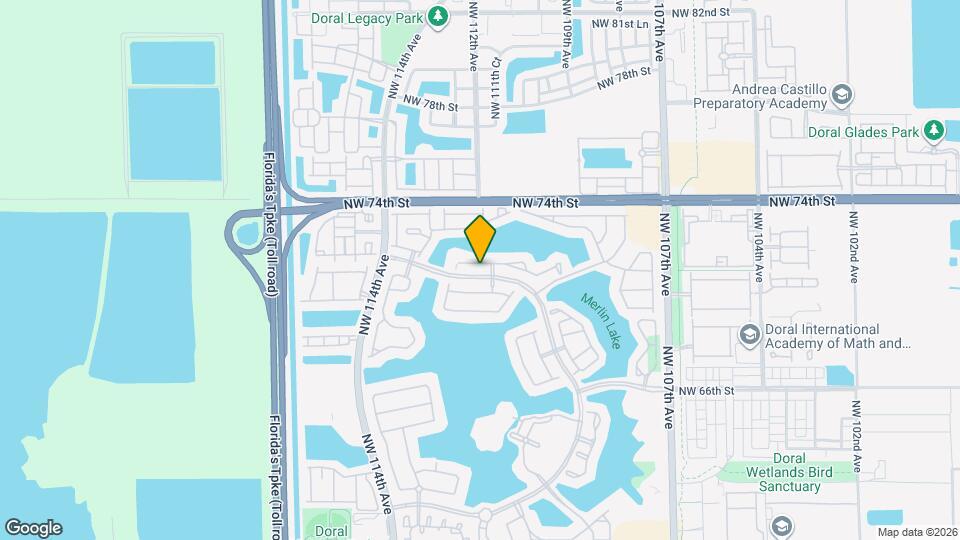 11142 NW 72nd Terrace Map and Location Details