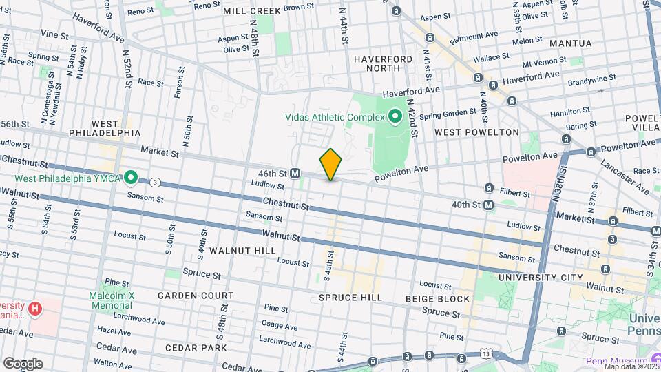4500 Market St Map and Location Details