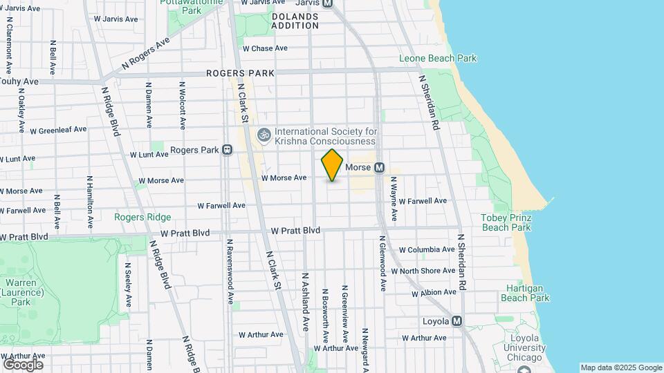 1523 West Morse Map and Location Details