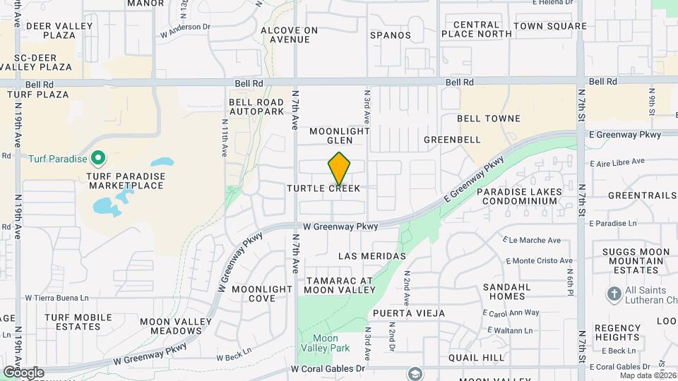 415 W Grandview Rd Map and Location Details