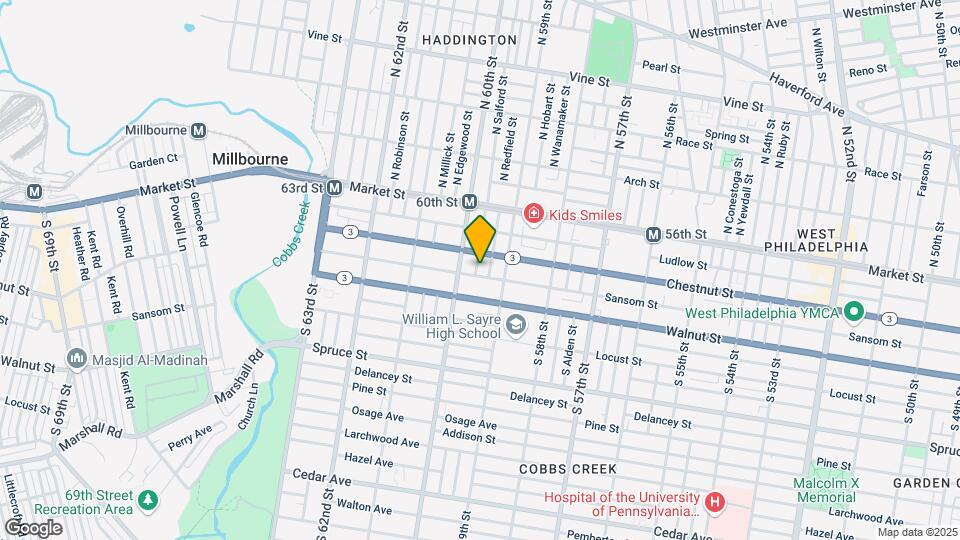 123 S Salford St Map and Location Details