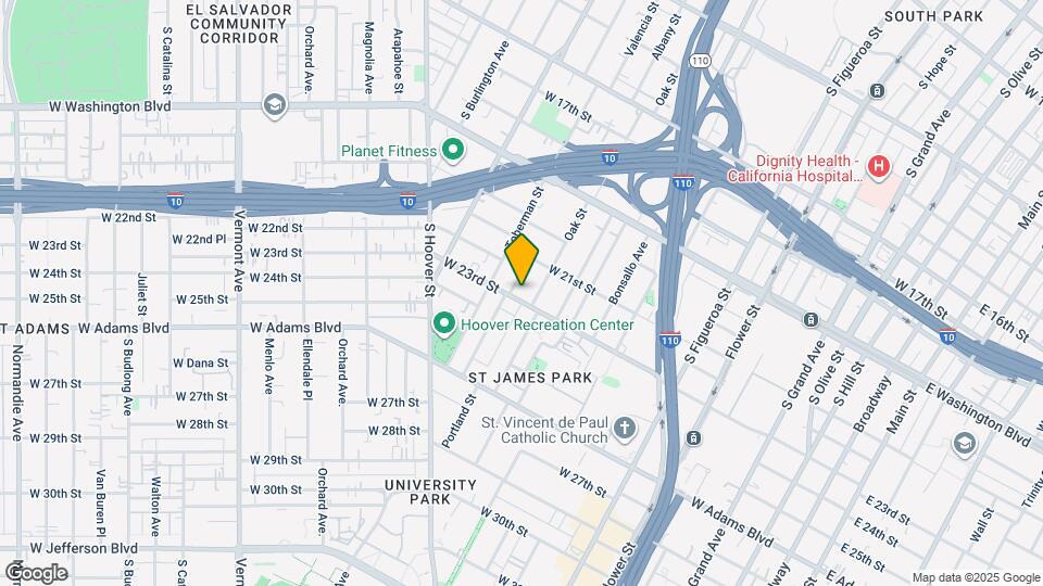 929 W 23rd St Map and Location Details