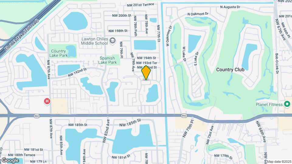 7858 NW 189th St Map and Location Details
