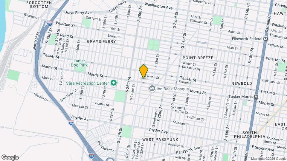 1631 S LeCount St Map and Location Details