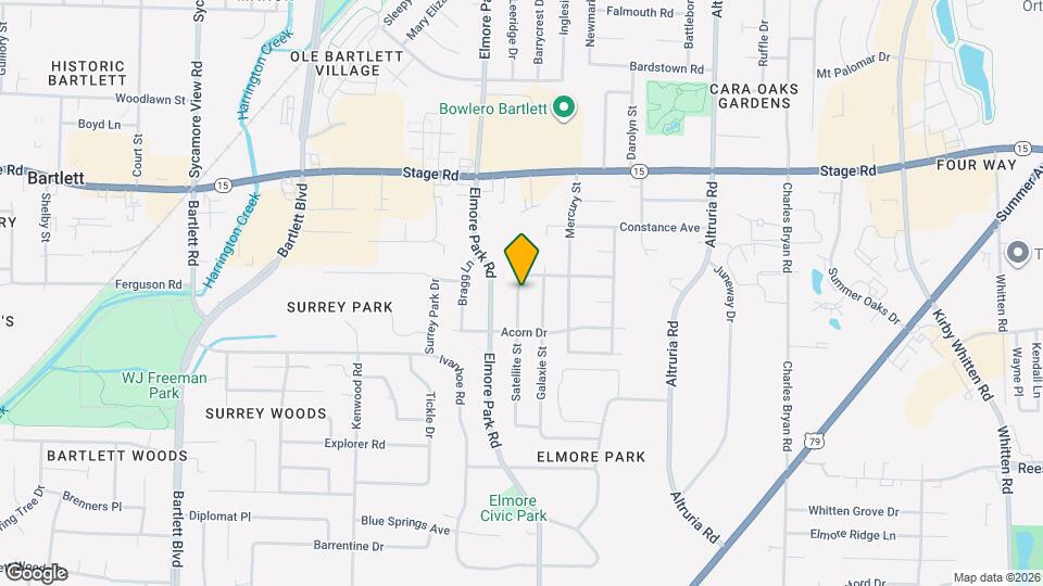 2752 Satellite St Map and Location Details