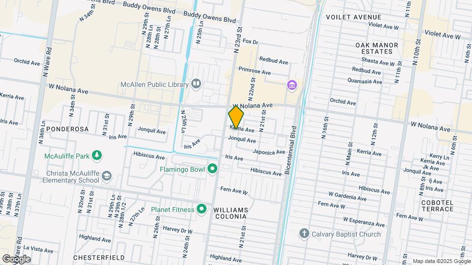 3617 N 22nd St Map and Location Details
