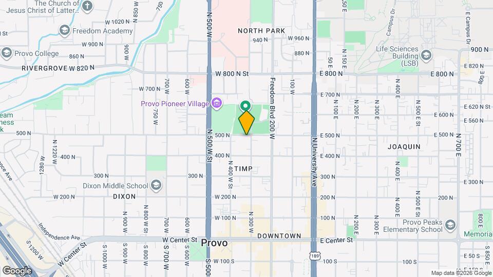 325 W 500 N, Unit Copperfield # 4 Mapa y Detalles de la Ubicación