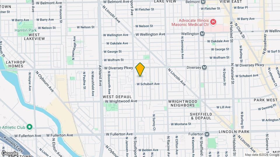 2718 N Wayne Ave Map and Location Details