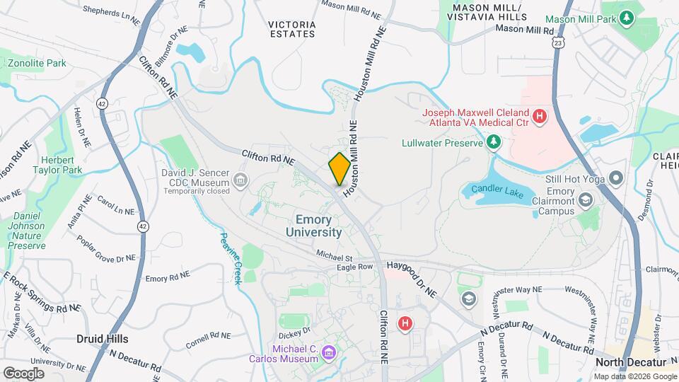 834 Clifton Heights Ln NE Map and Location Details
