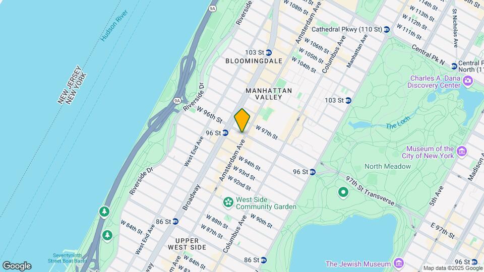 200 W 96th St Map and Location Details