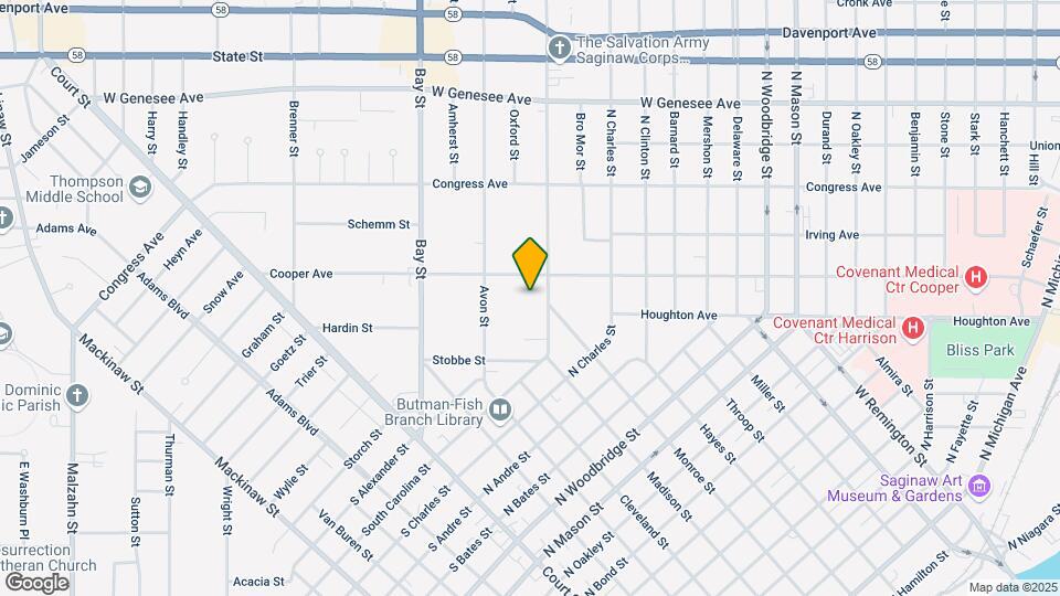 1455 N Carolina St Map and Location Details