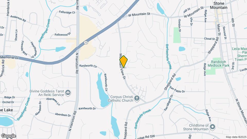 755 Mountain View Dr Map and Location Details